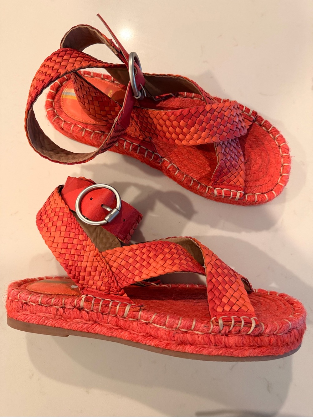 Sam Edelman Dakota Espadrille Sandals Sz 6.5 - Picture 2 of 5